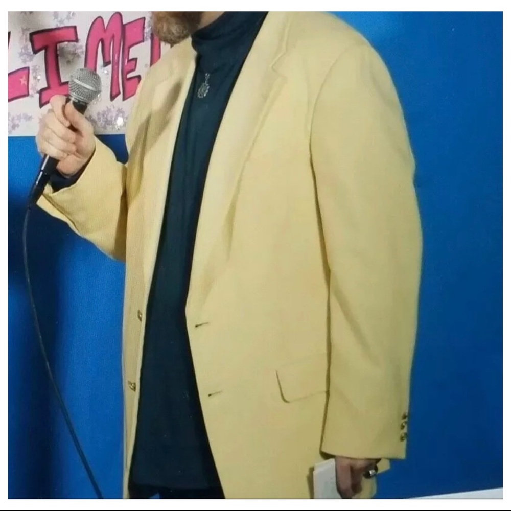 80’s Hickey Freeman Yellow sport coat 42-44